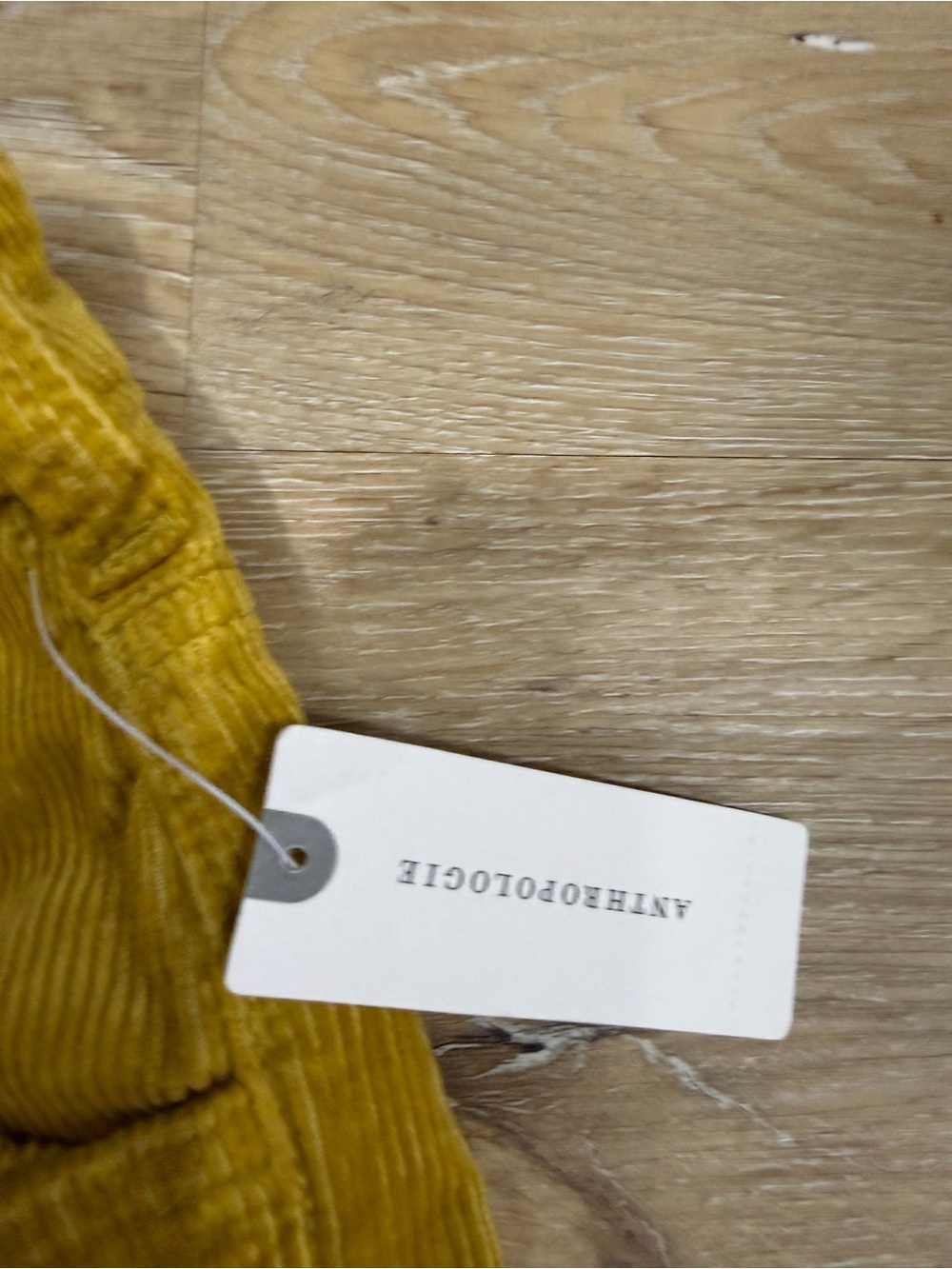 Pilcro Mustard Corduroy Flare Pants - Picture 4 of 6